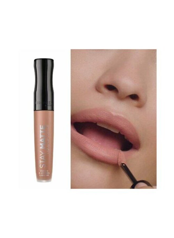 RIMMEL LONDON Stay Matte Liquied Lip Color - 710 Latte To Go - Image 3